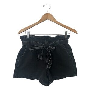 American Eagle Outfitters Black Denim 3 inch Inseam Shorts 4 HOME REMODEL SALE